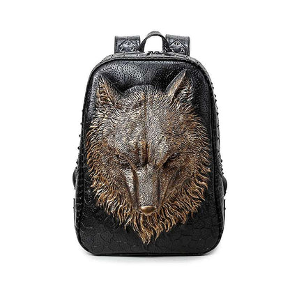 3D Wolf Stud Backpack - Uniquely You Online - Backpack