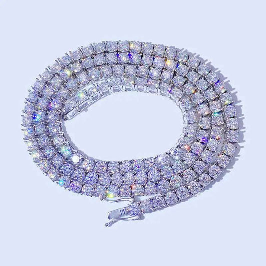 3mm Moissanite Tennis Necklace - Uniquely You Online - Necklace
