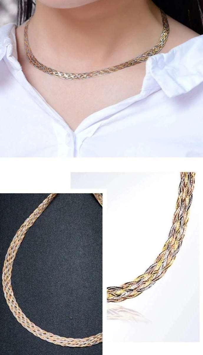 3mm/4.5mm/6mm Tri-Color Braided Twist Chain - Uniquely You Online - Chain