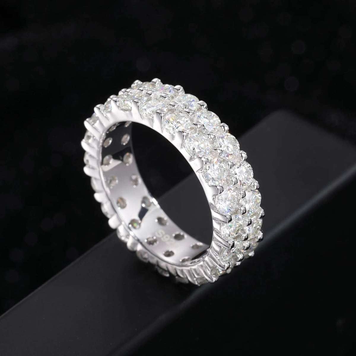 3mm/5mm Moissanite Eternity Tennis Band (variety) - Uniquely You Online - Ring