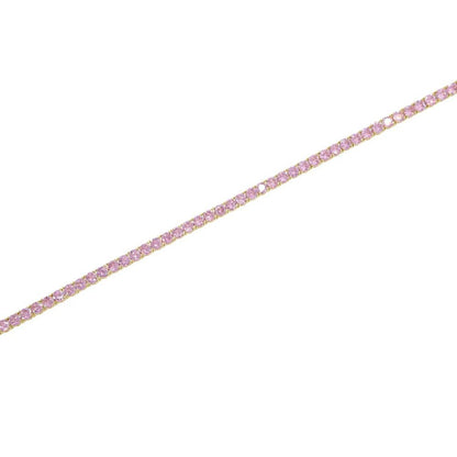 5mm CZ Pink Tennis Necklace - Uniquely You Online - Necklace