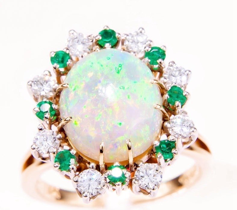6ct Opal Moissanite Ring - Uniquely You Online - Ring