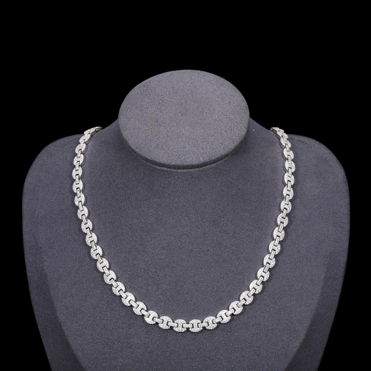 6mm/8mm/10mm Moissanite Pig Nose Link Chain and Bracelet - Uniquely You Online - Chain and Bracelet