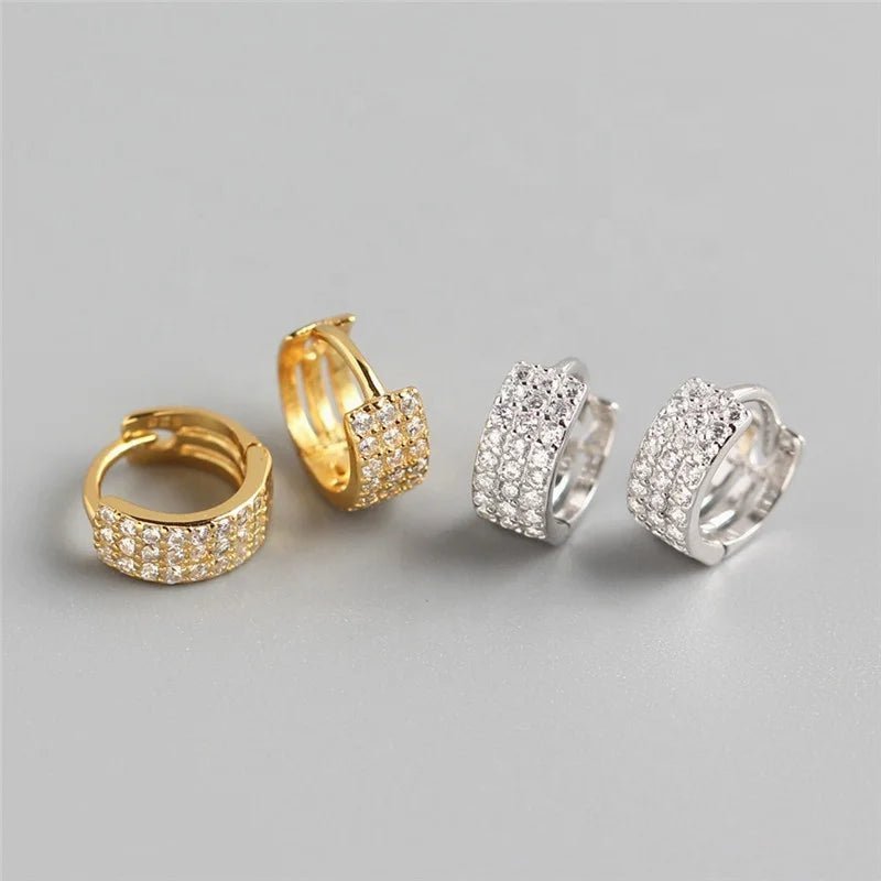 7.2mm CZ Huggie Hoop Earrings - Uniquely You Online - Earrings