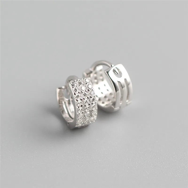 7.2mm CZ Huggie Hoop Earrings - Uniquely You Online - Earrings