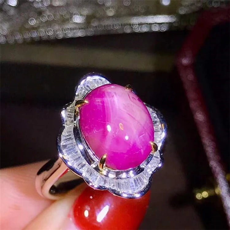 8.65ct Natural Star Ruby Ring - Uniquely You Online - Ring