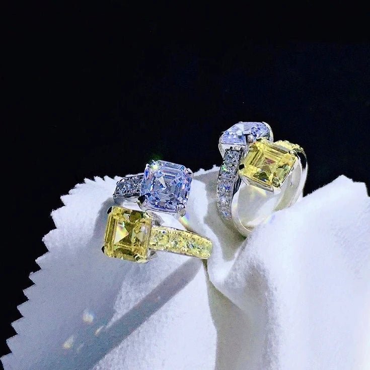 9mm Yellow and White Open Ring - Uniquely You Online - Ring