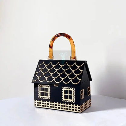 Acrylic House Novelty Bag - Uniquely You Online - Handbag