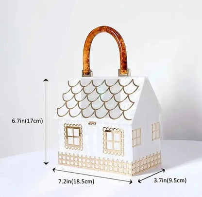 Acrylic House Novelty Bag - Uniquely You Online - Handbag