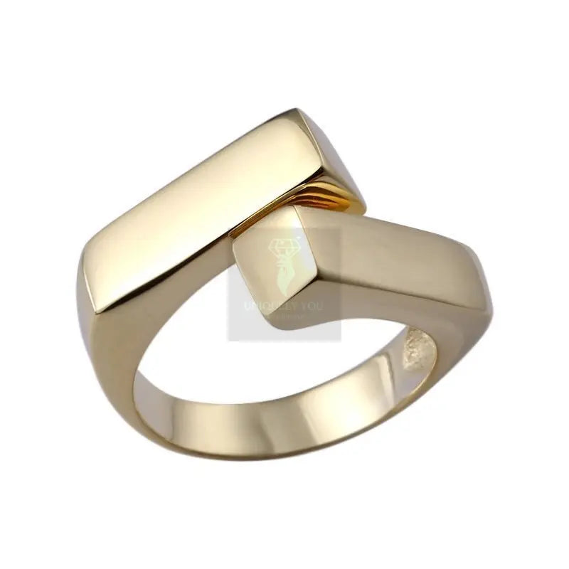 Geometric Cross Adjustable Ring - Uniquely You Online - Ring