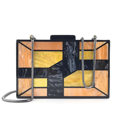 Acrylic Geometric Clutch - Uniquely You Online - Clutch