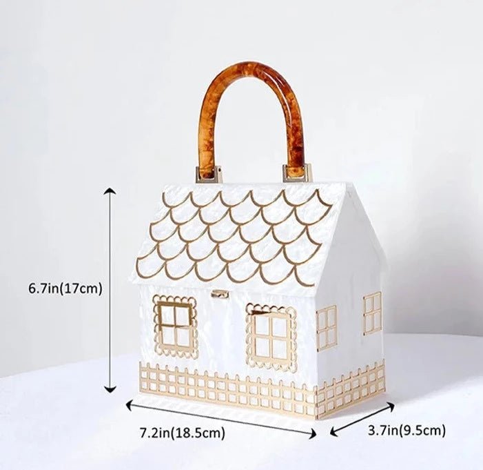 Acrylic House Novelty Bag - Uniquely You Online - Handbag
