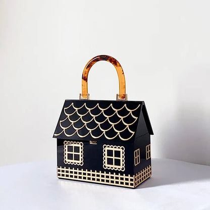 Acrylic House Novelty Bag - Uniquely You Online - Handbag