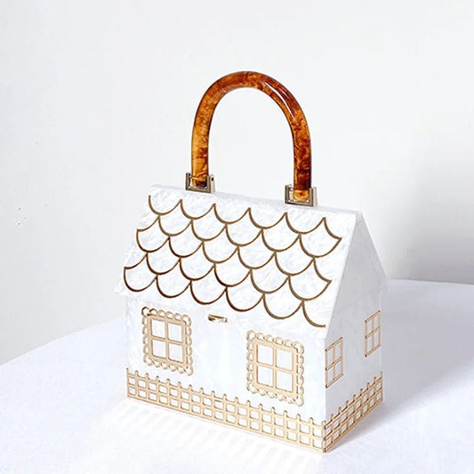 Acrylic House Novelty Bag - Uniquely You Online - Handbag