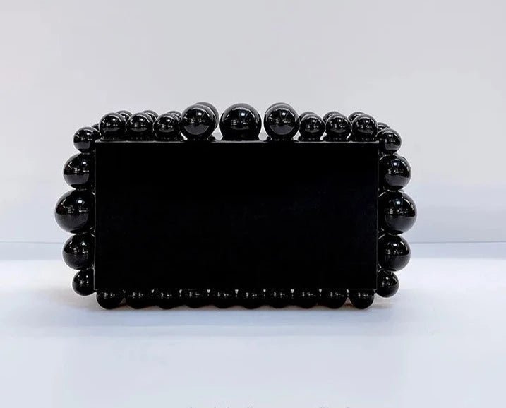 Acrylic Pearl Marble Clutch - Uniquely You Online - Clutch