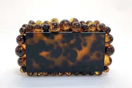 Acrylic Pearl Marble Clutch - Uniquely You Online - Clutch
