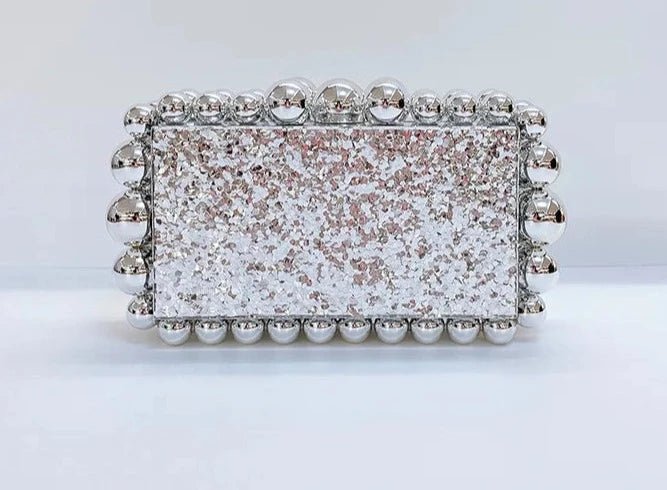 Acrylic Pearl Marble Clutch - Uniquely You Online - Clutch