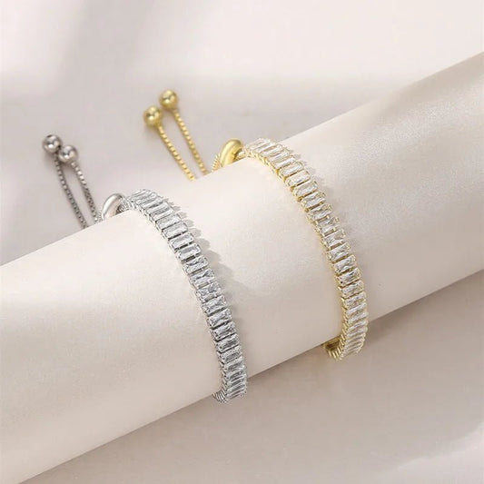 Adjustable CZ Tennis Bracelet - Uniquely You Online - Bracelet