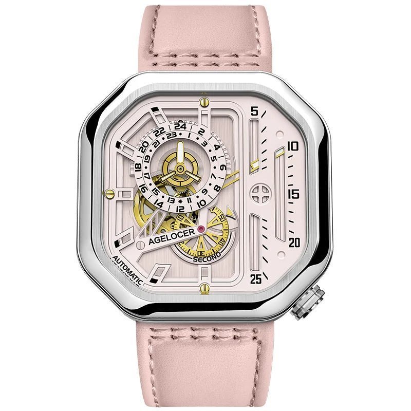Agelocer 580 Luxury Leather Watch - Uniquely You Online - Watch