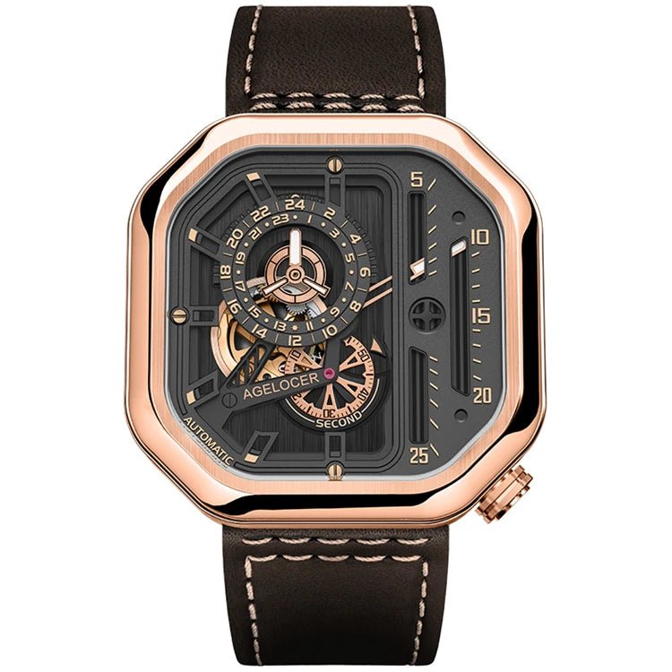 Agelocer 580 Luxury Leather Watch - Uniquely You Online - Watch