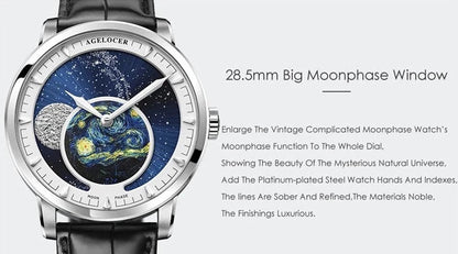 Agelocer 640 Moon Phase Watch - Uniquely You Online - Watch