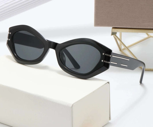 Amber Geometric Cat Eye Sunglasses - Uniquely You Online - Sunglasses