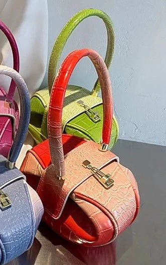 Apple Stone Contrast Bag - Uniquely You Online - Handbag