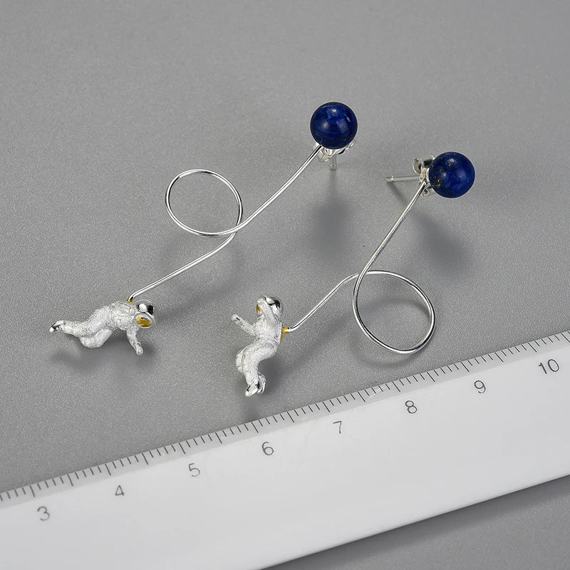 Astronaut in Space Drop Earrings - Uniquely You Online - Earrings