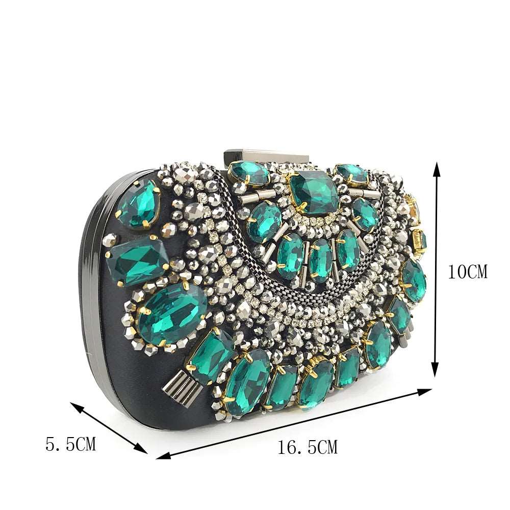 Beaded Gem Clutch - Uniquely You Online - Clutch