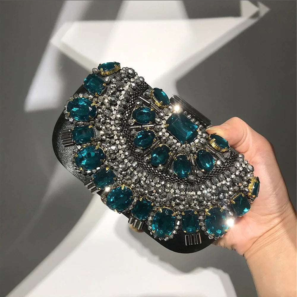 Beaded Gem Clutch - Uniquely You Online - Clutch