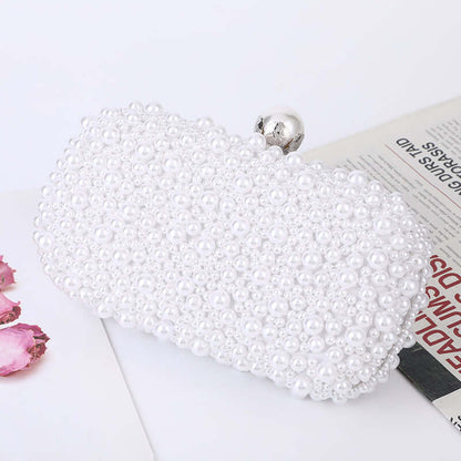 Beaded Pearl Clutch - Uniquely You Online - Clutch