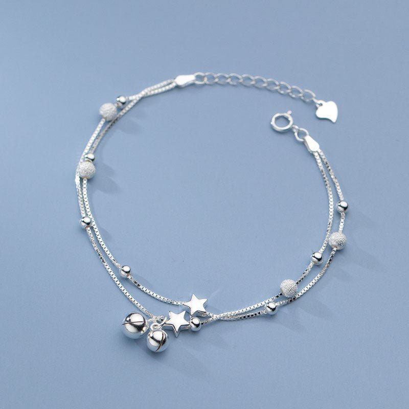 Beads and Stars Charm Bracelet - Uniquely You Online - Bracelet