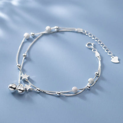 Beads and Stars Charm Bracelet - Uniquely You Online - Bracelet