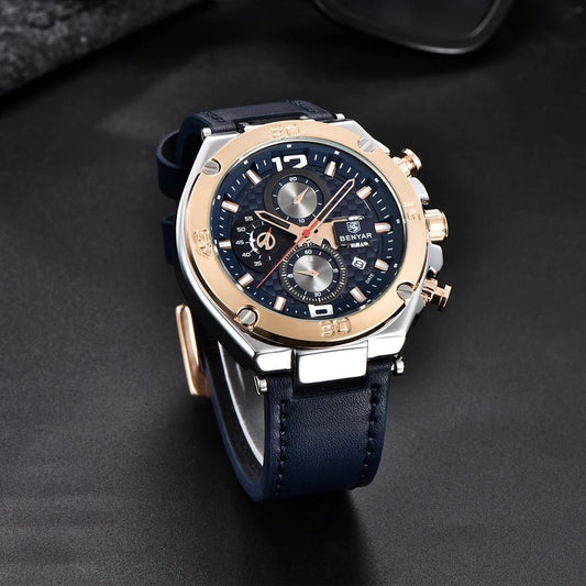 Benyar 5151 Quartz Leather Watch - Uniquely You Online - Watch
