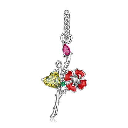 Birth Month Flower Charms - Uniquely You Online - Charms