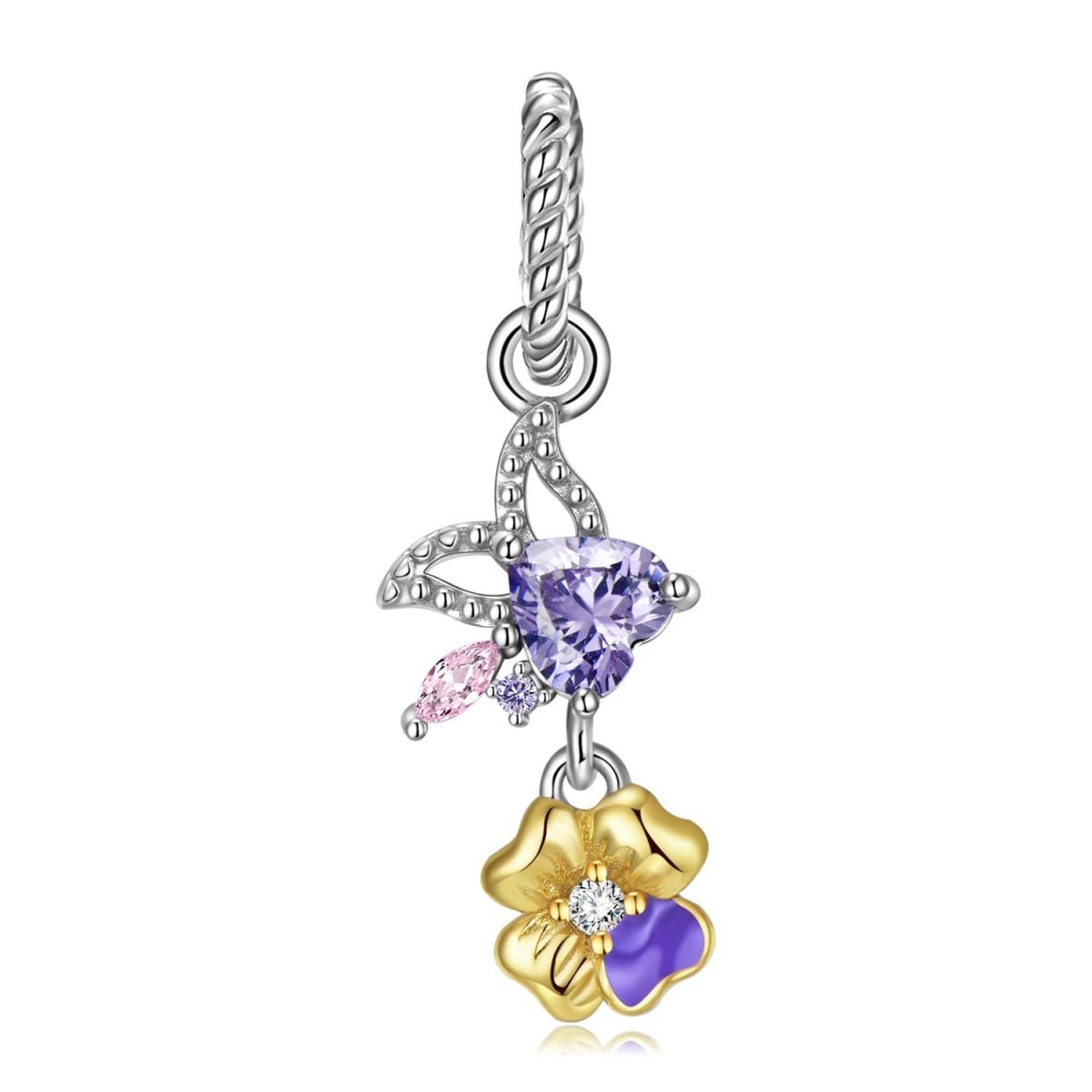 Birth Month Flower Charms - Uniquely You Online - Charms