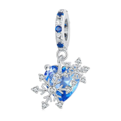 Blue Crystal Winter Charms - Uniquely You Online - Charms