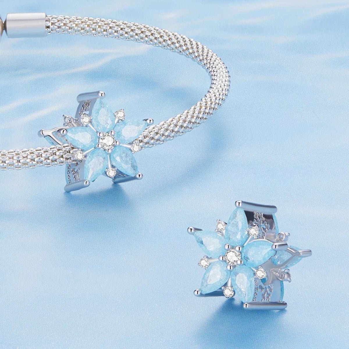 Blue Crystal Winter Charms - Uniquely You Online - Charms