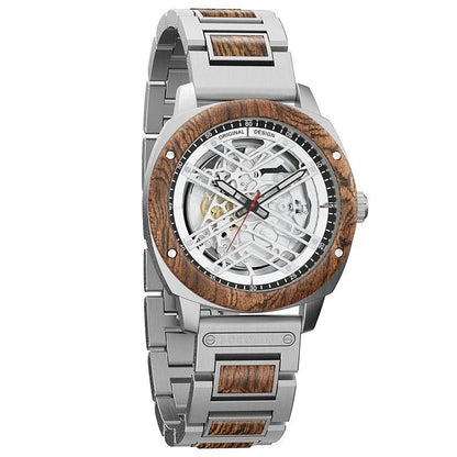 Bobo Bird Wood Frame Skeleton Watch - Uniquely You Online - Watch