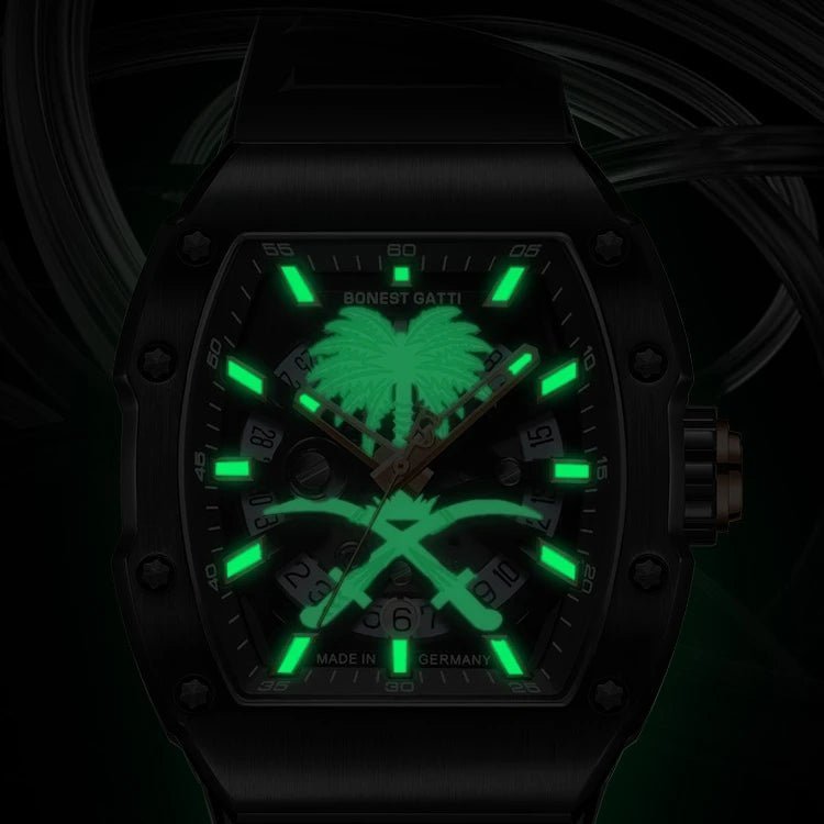 Bonest Gatti BG 9904 Palm Tree Series Watch in Green - Uniquely You Online - Watch