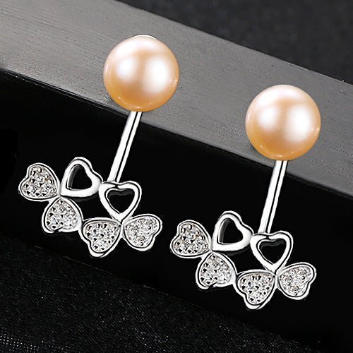 Bow Freshwater Pearl Stud Earrings - Uniquely You Online - Earrings