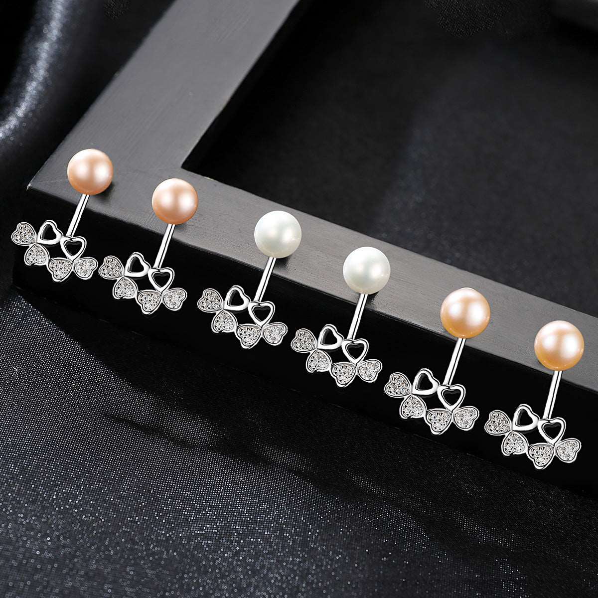 Bow Freshwater Pearl Stud Earrings - Uniquely You Online - Earrings