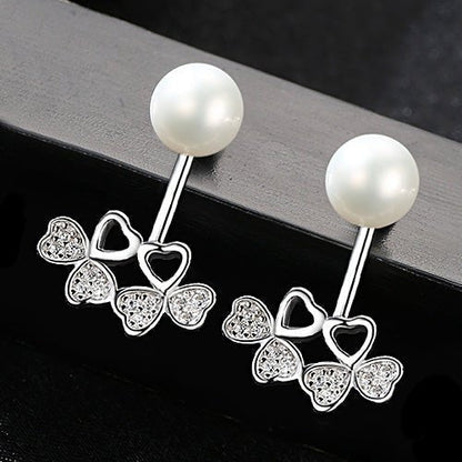 Bow Freshwater Pearl Stud Earrings - Uniquely You Online - Earrings