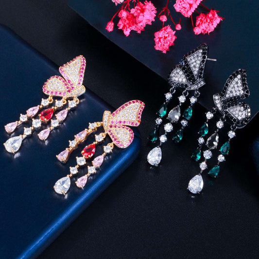 Butterfly Fringed Tassel Earrings - Uniquely You Online - Earrings