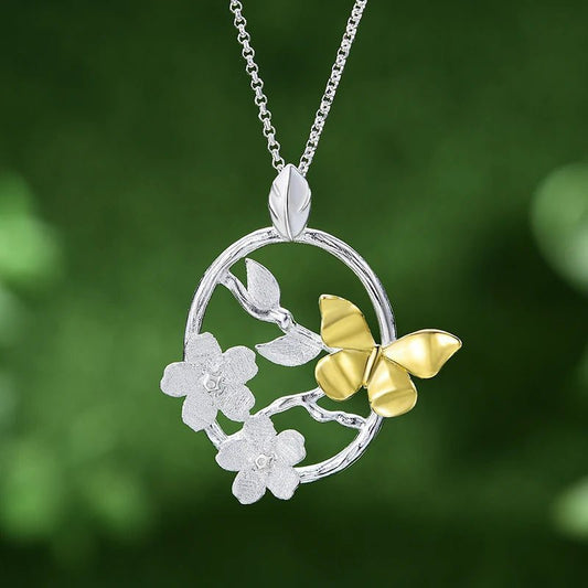 Butterfly in the Garden Pendant - Uniquely You Online - Pendant
