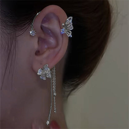 Butterfly Tassel Ear Cuff - Uniquely You Online - Ear Cuff