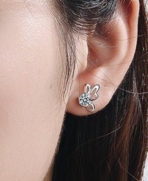 Butterfly Wing Moissanite Stud Earrings - Uniquely You Online - Earrings