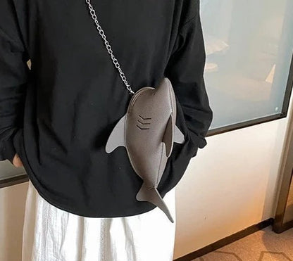 Cartoon Shark Crossbody Bag - Uniquely You Online - Crossbody