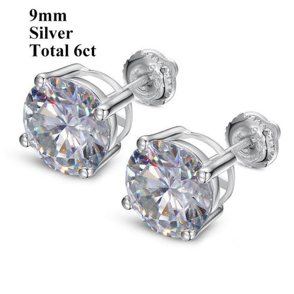 Classic Screw Back Moissanite Stud Earrings - Uniquely You Online - Earrings