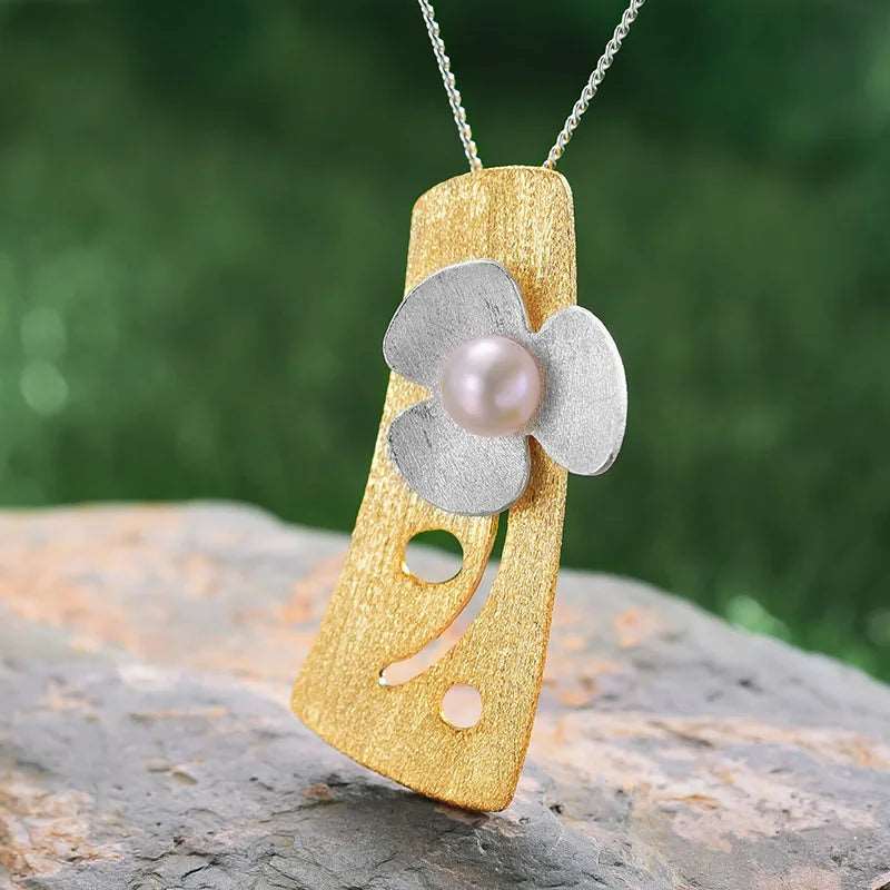 Clover Pearl Pendant - Uniquely You Online - Pendant